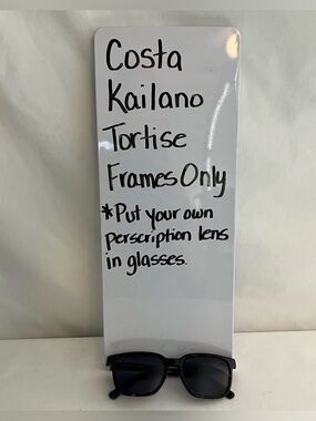 Costa Kailano Tortoise Sunglasses Frame - Classic Square Style